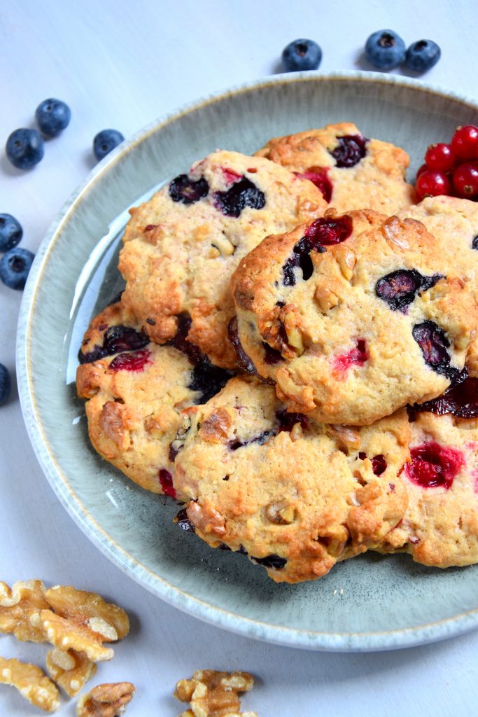 Walnuss-Beeren Cookies