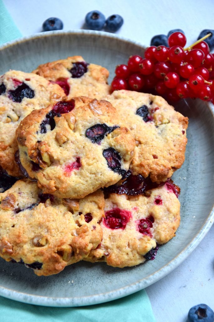Walnuss-Beeren Cookies