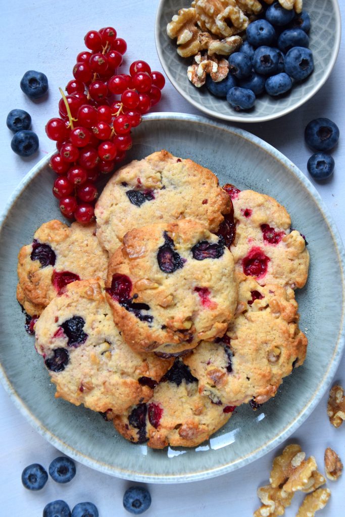 Walnuss-Beeren Cookies