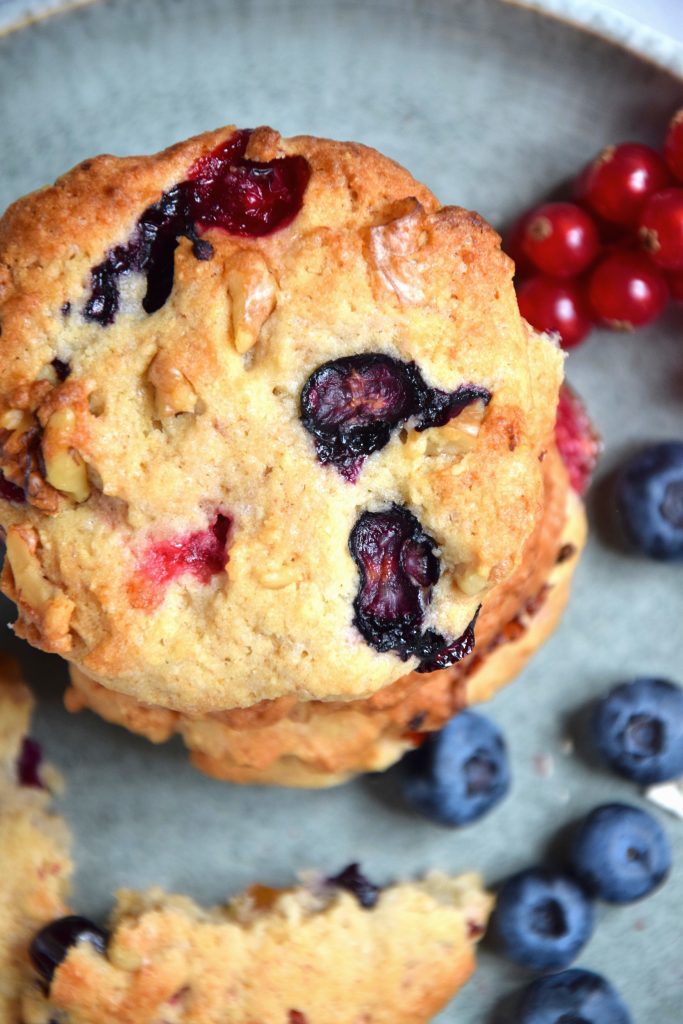 Walnuss-Beeren Cookies